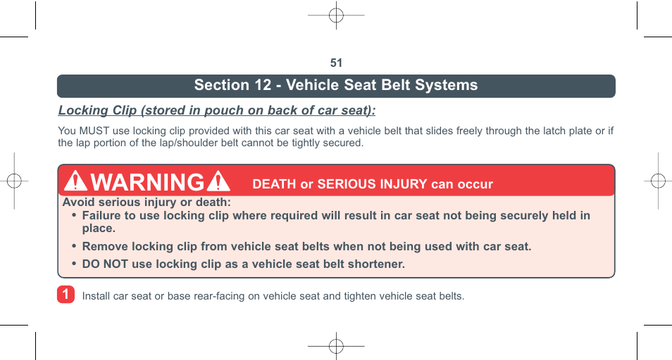 Warning | Combi 8040 User Manual | Page 52 / 60
