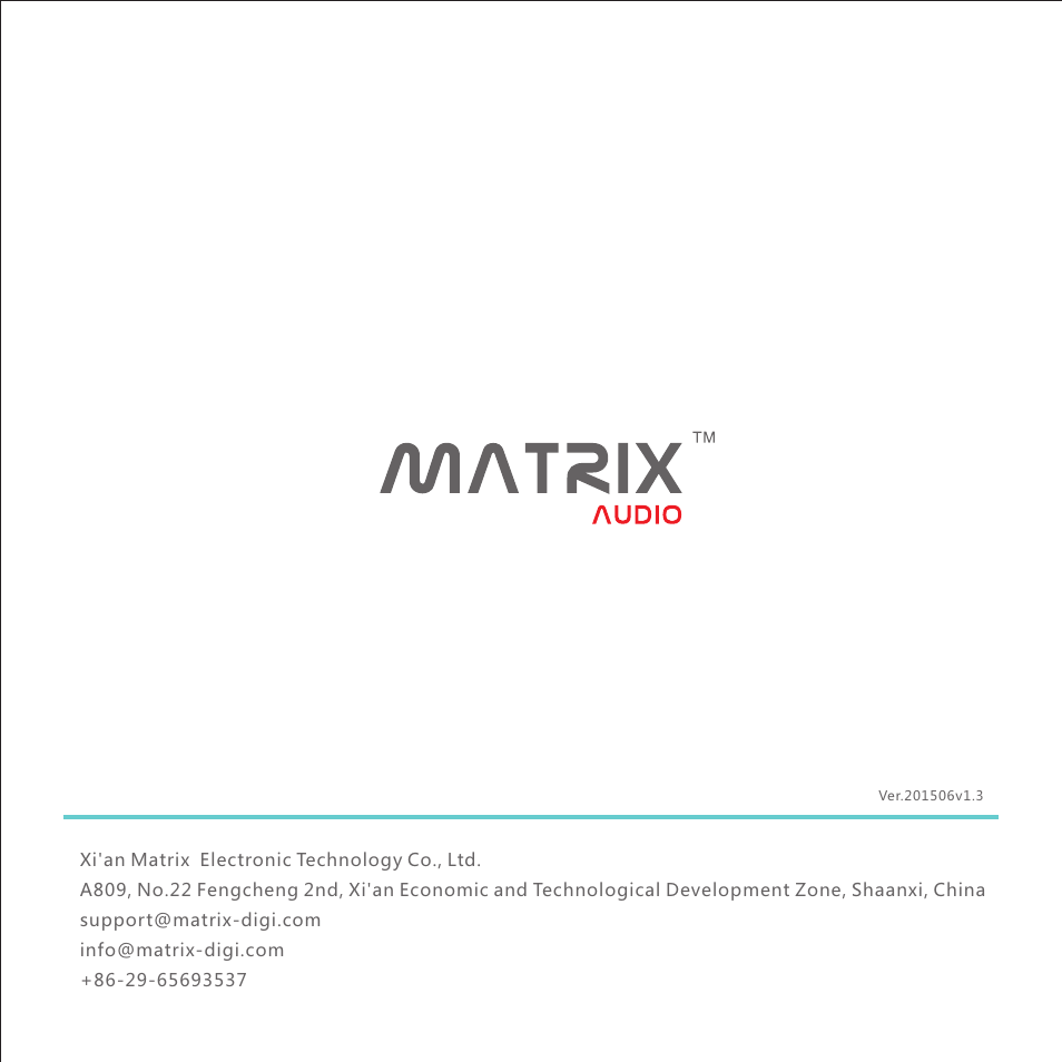 页 16 | Matrix Audio HPA-3U User Manual | Page 16 / 16