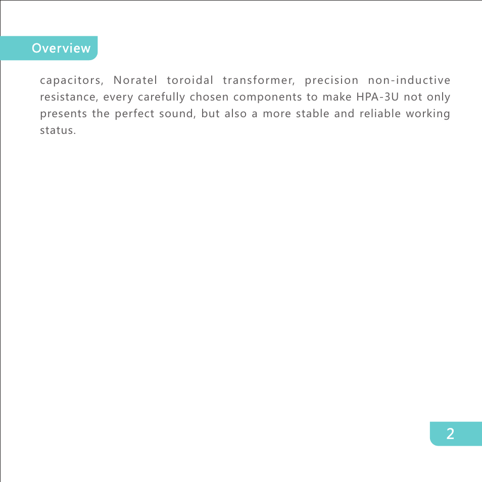 Matrix Audio HPA-3U User Manual | Page 3 / 16
