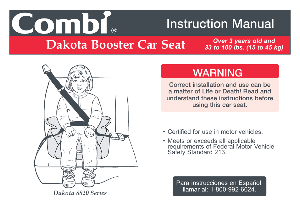 Combi 8820 User Manual | 17 pages