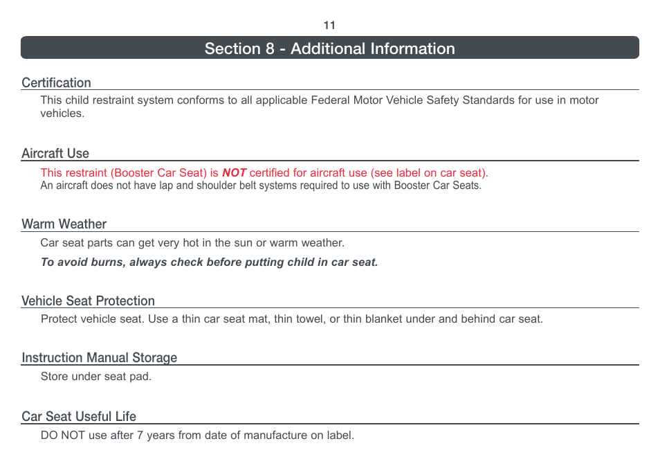 Combi 8820 User Manual | Page 12 / 17