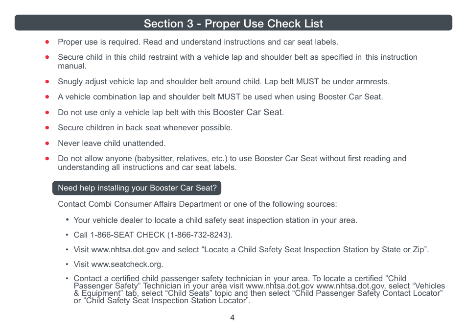 Combi 8820 User Manual | Page 5 / 17