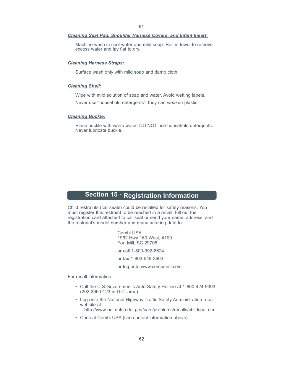 Combi 8100 User Manual | Page 32 / 33