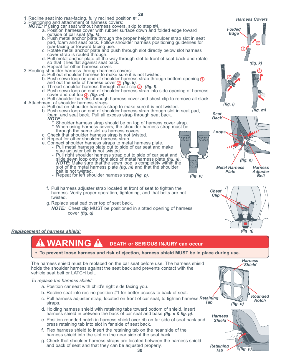 Warning | Combi Victoria 8850 User Manual | Page 16 / 20