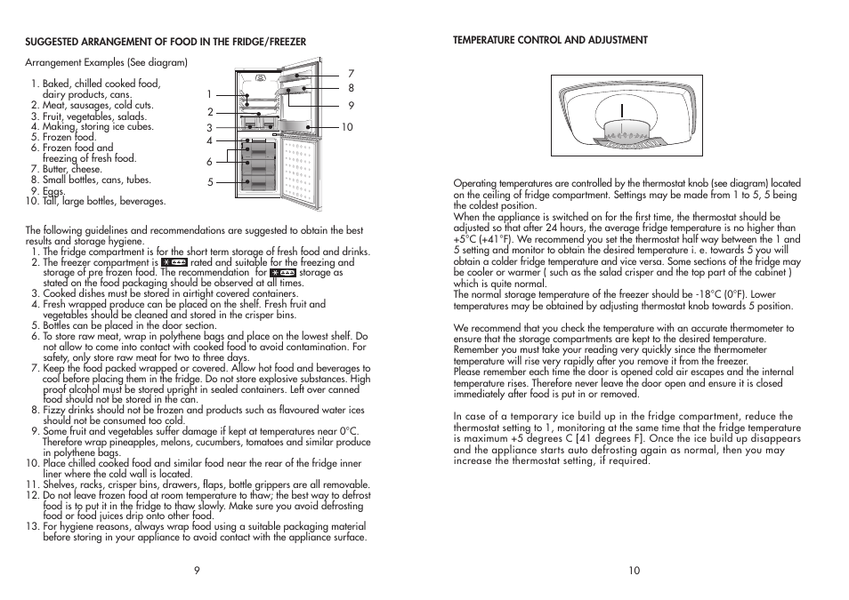 Combi BEKO FRIDGE / FREEZER CDA 538 User Manual | Page 6 / 11