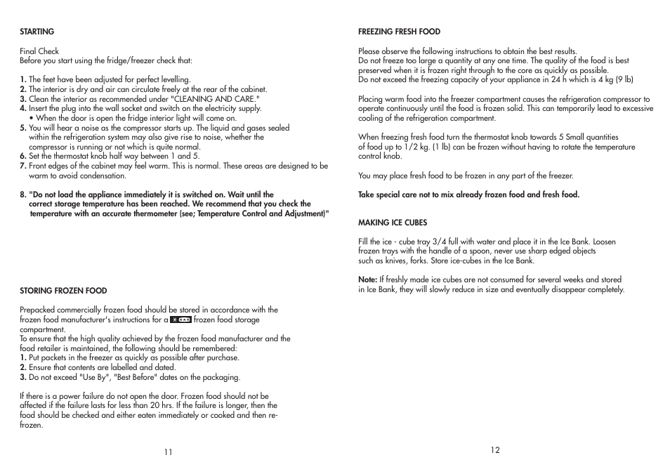 Combi BEKO FRIDGE / FREEZER CDA 538 User Manual | Page 7 / 11