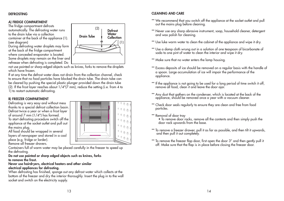 Combi BEKO FRIDGE / FREEZER CDA 538 User Manual | Page 8 / 11
