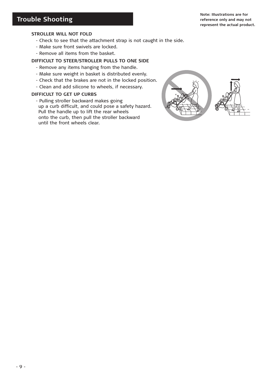 Trouble shooting | Combi Flash EX 655 User Manual | Page 9 / 12