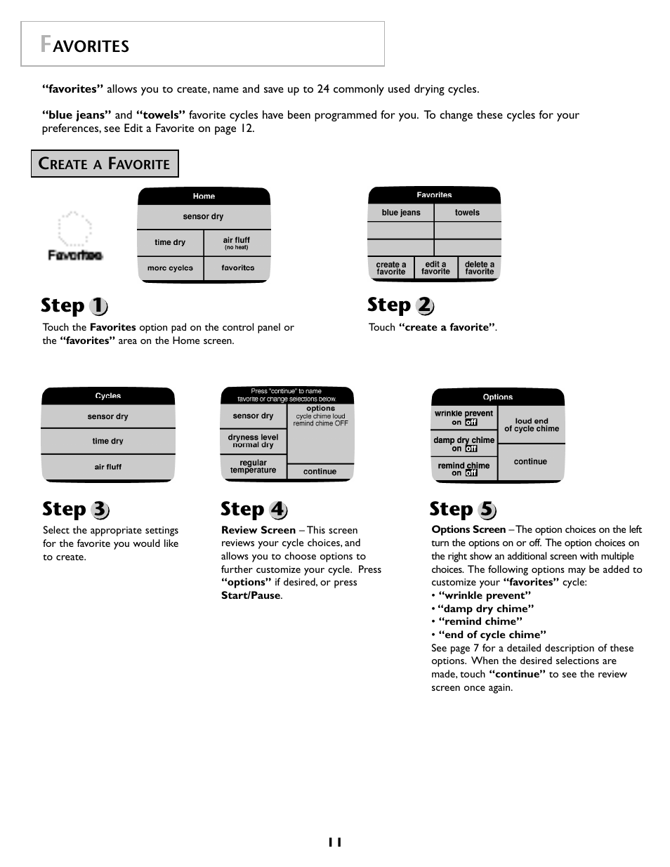 Step 1 step 2, Step 3 step 4, Step 5 | Maytag MDG9800AWQ User Manual | Page 12 / 72