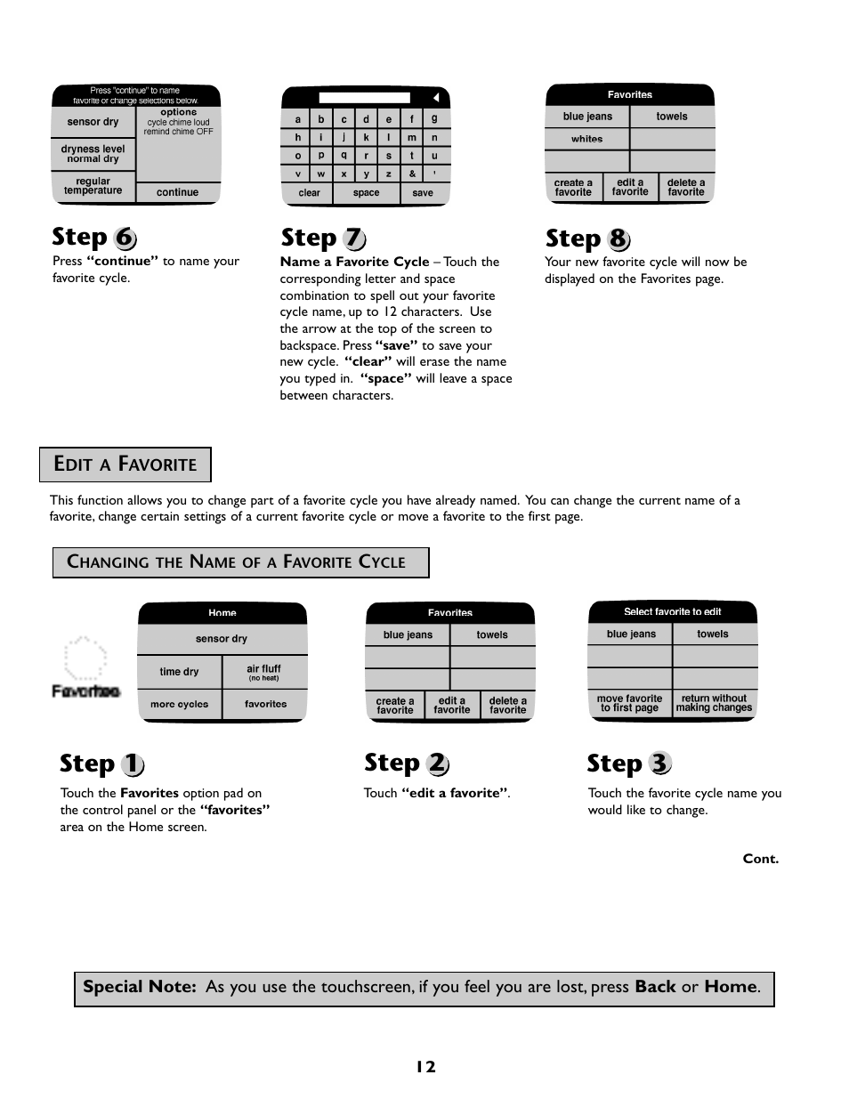 Step 1 step 2 step 3, Step 7 step 6, Step 8 | Maytag MDG9800AWQ User Manual | Page 13 / 72