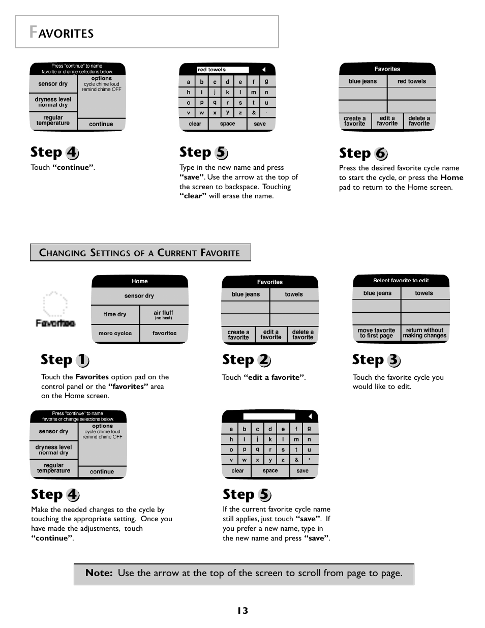 Step 3 step 4 step 5, Step 1 step 2, Step 4 step 5 | Step 6 | Maytag MDG9800AWQ User Manual | Page 14 / 72