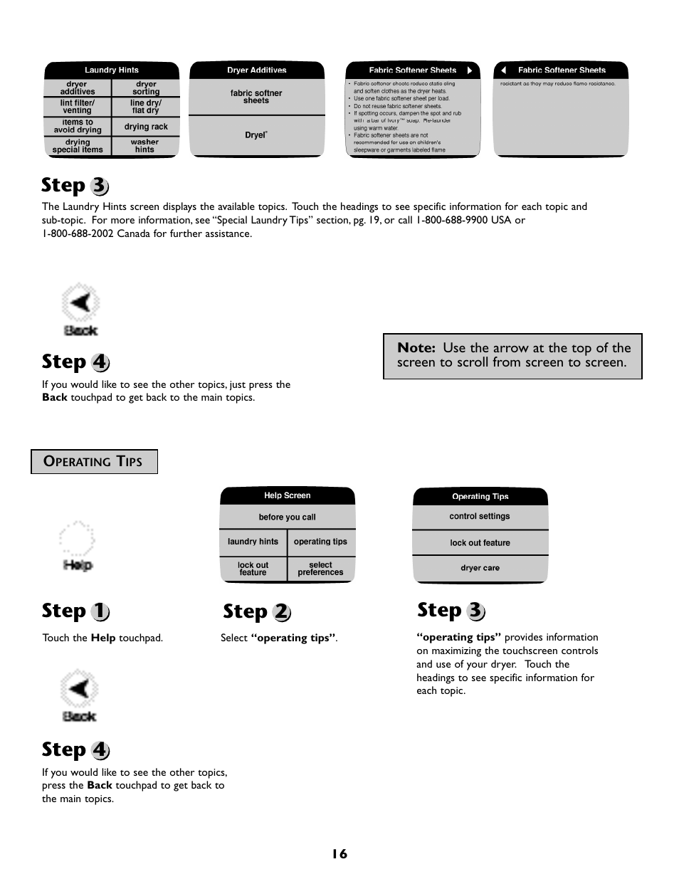 Step 1, Step 2, Step 3 | Step 4 | Maytag MDG9800AWQ User Manual | Page 17 / 72