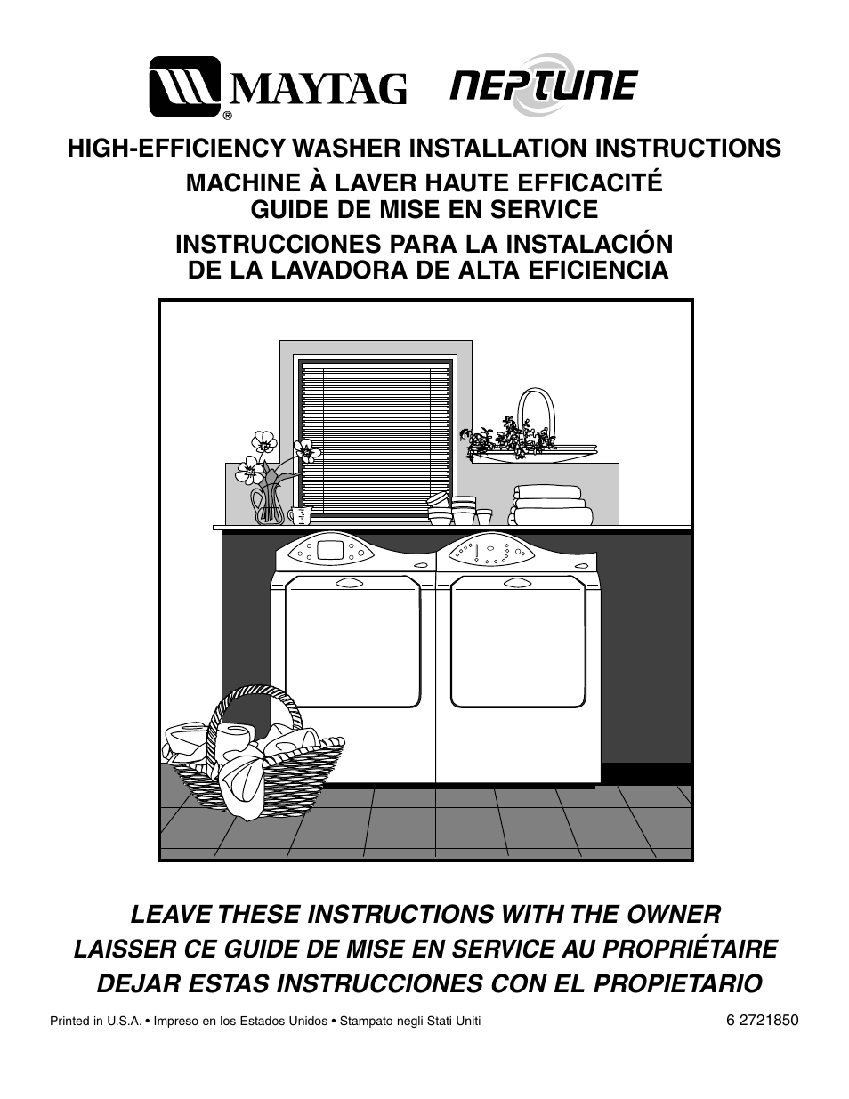 Maytag MAH6800AWW User Manual | 23 pages