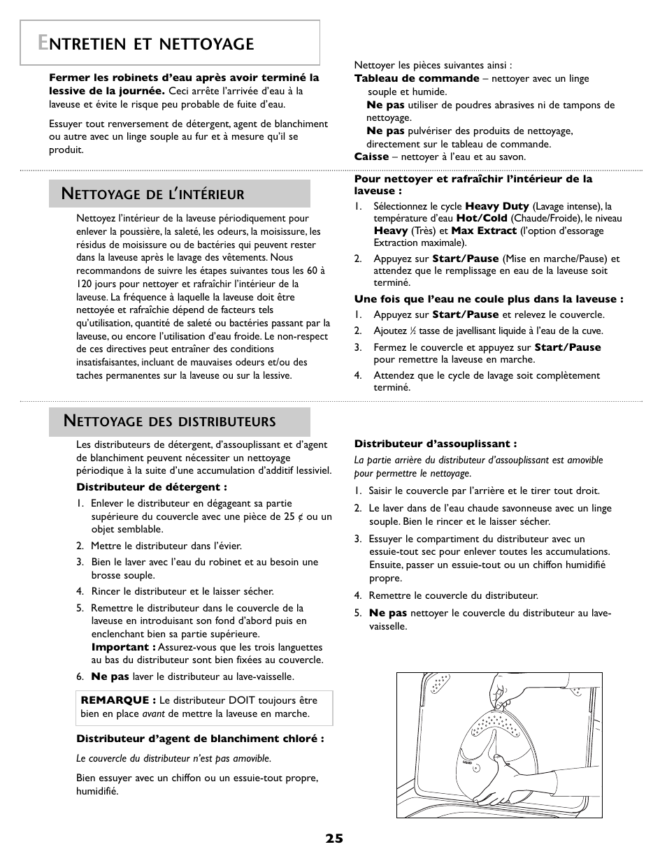 Ntretien et nettoyage | Maytag FAV6800AWQ User Manual | Page 26 / 48