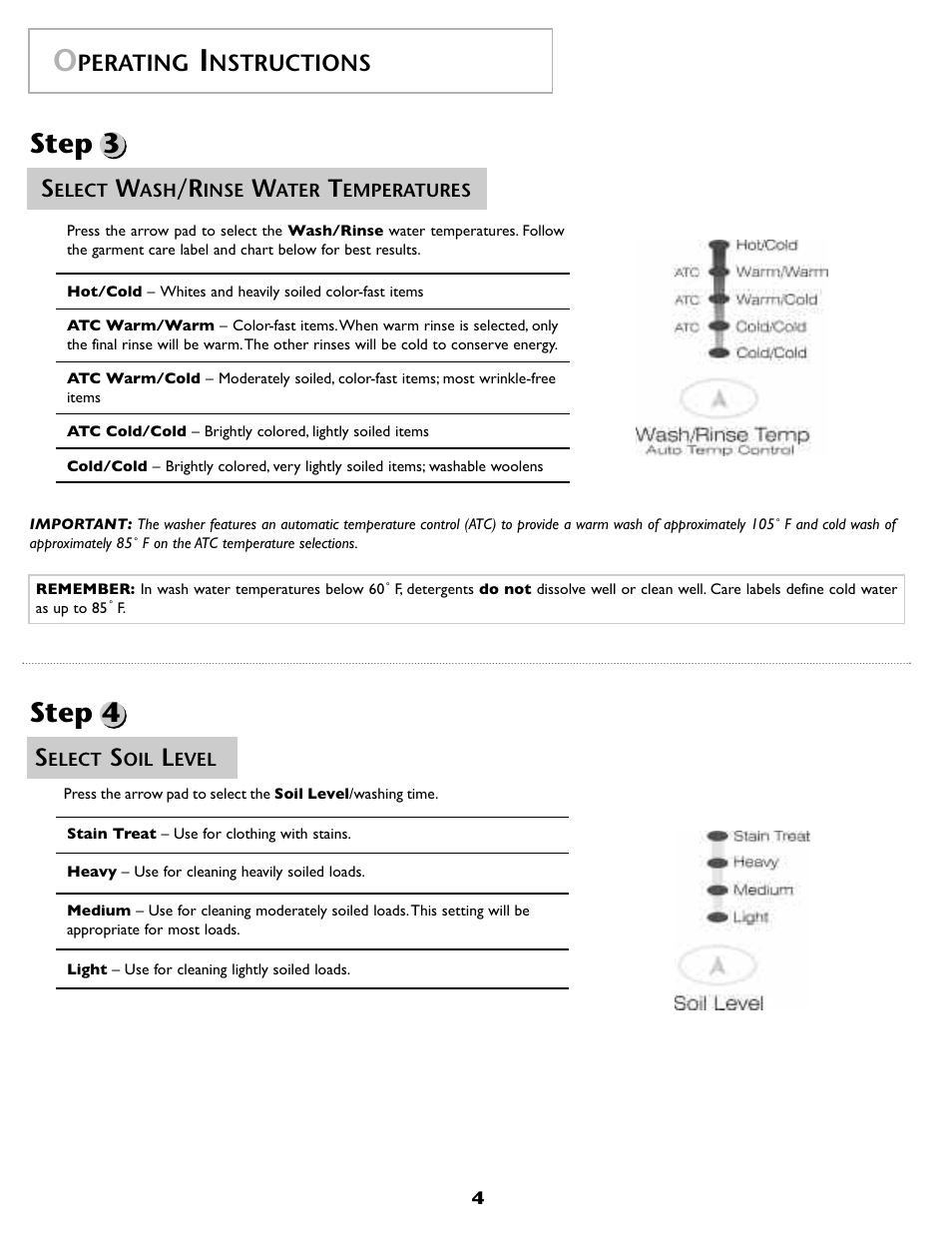 Step 4, Step 3, Perating | Nstructions | Maytag FAV6800AWQ User Manual | Page 5 / 48
