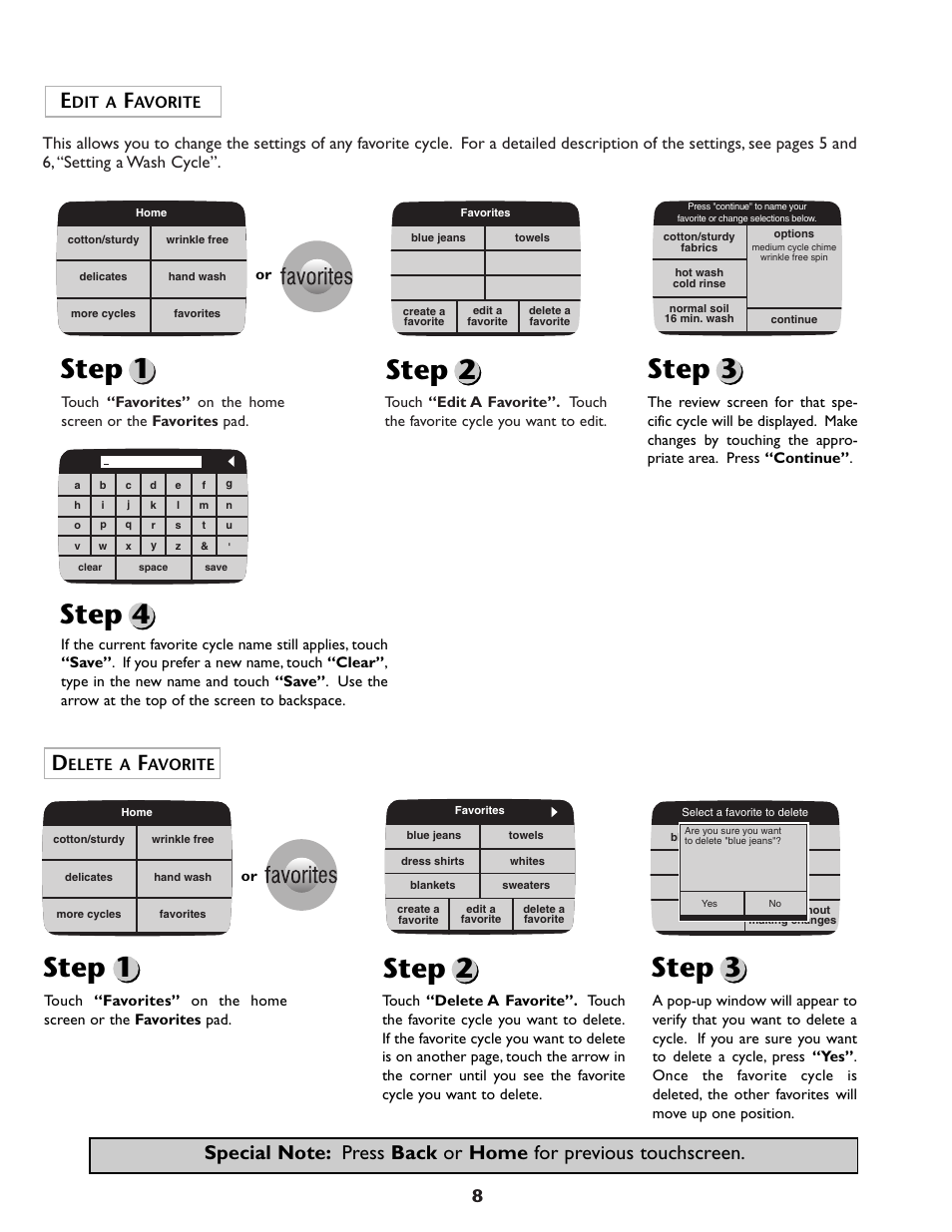 Step 1 step 2 step 3 step 4, Step 1 step 2, Step 3 | Maytag MAH7500AWQ User Manual | Page 9 / 80