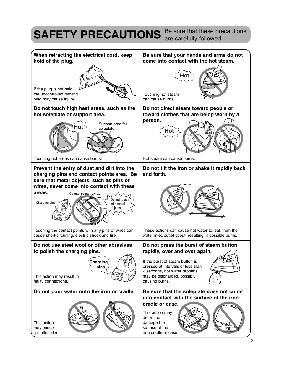 Safety precautions | Maytag MLI7000AAW User Manual | Page 3 / 36