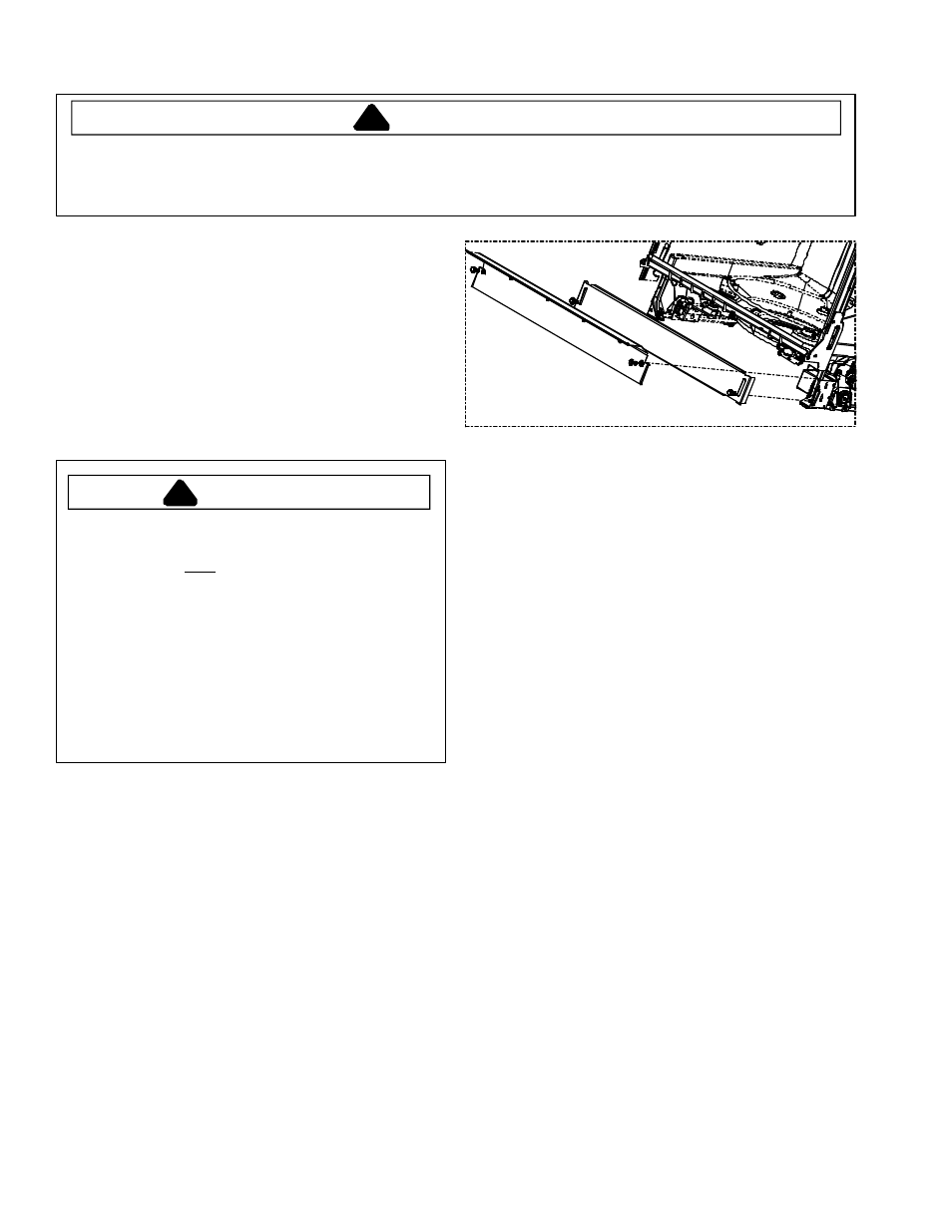 Service and disassembly procedures, Warning | Maytag JDB1060AW User Manual | Page 29 / 59