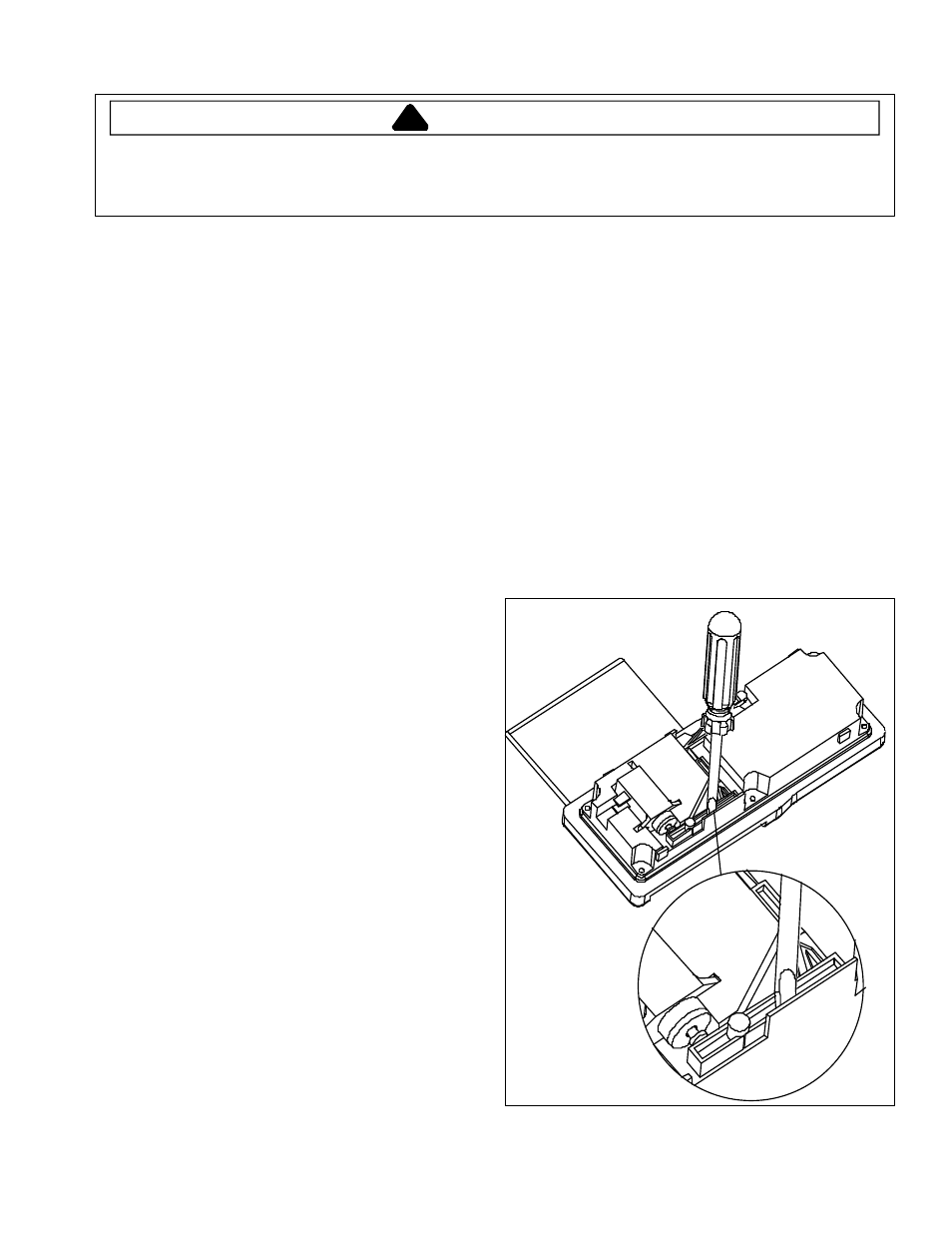 Service and disassembly procedures, Warning | Maytag JDB1060AW User Manual | Page 30 / 59