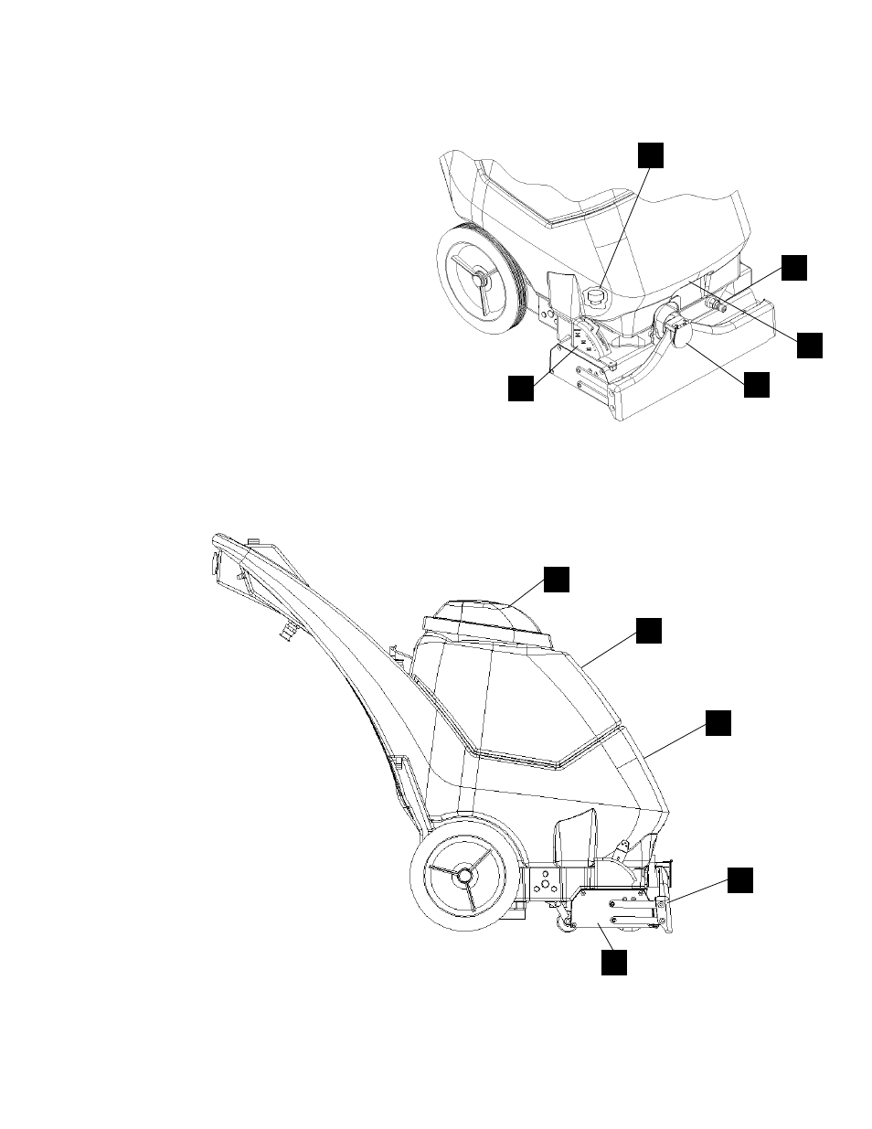 Filling the cadet, Controls/component locations | Cadet CDT7 User Manual | Page 12 / 42