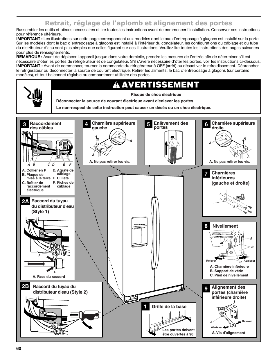 Avertissement | Maytag MSB26C6MDM User Manual | Page 60 / 86