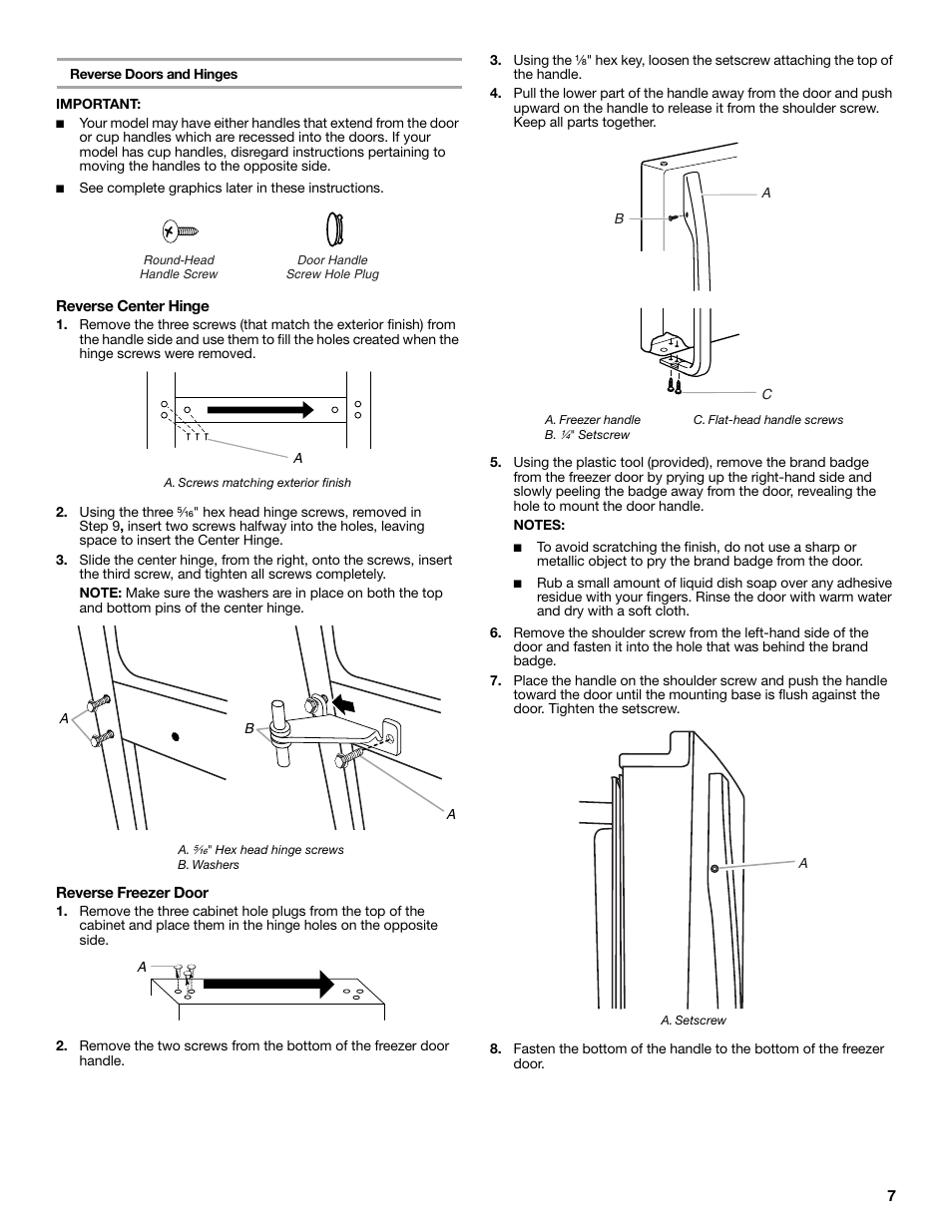 Maytag WRT371SZBF User Manual | Page 7 / 78