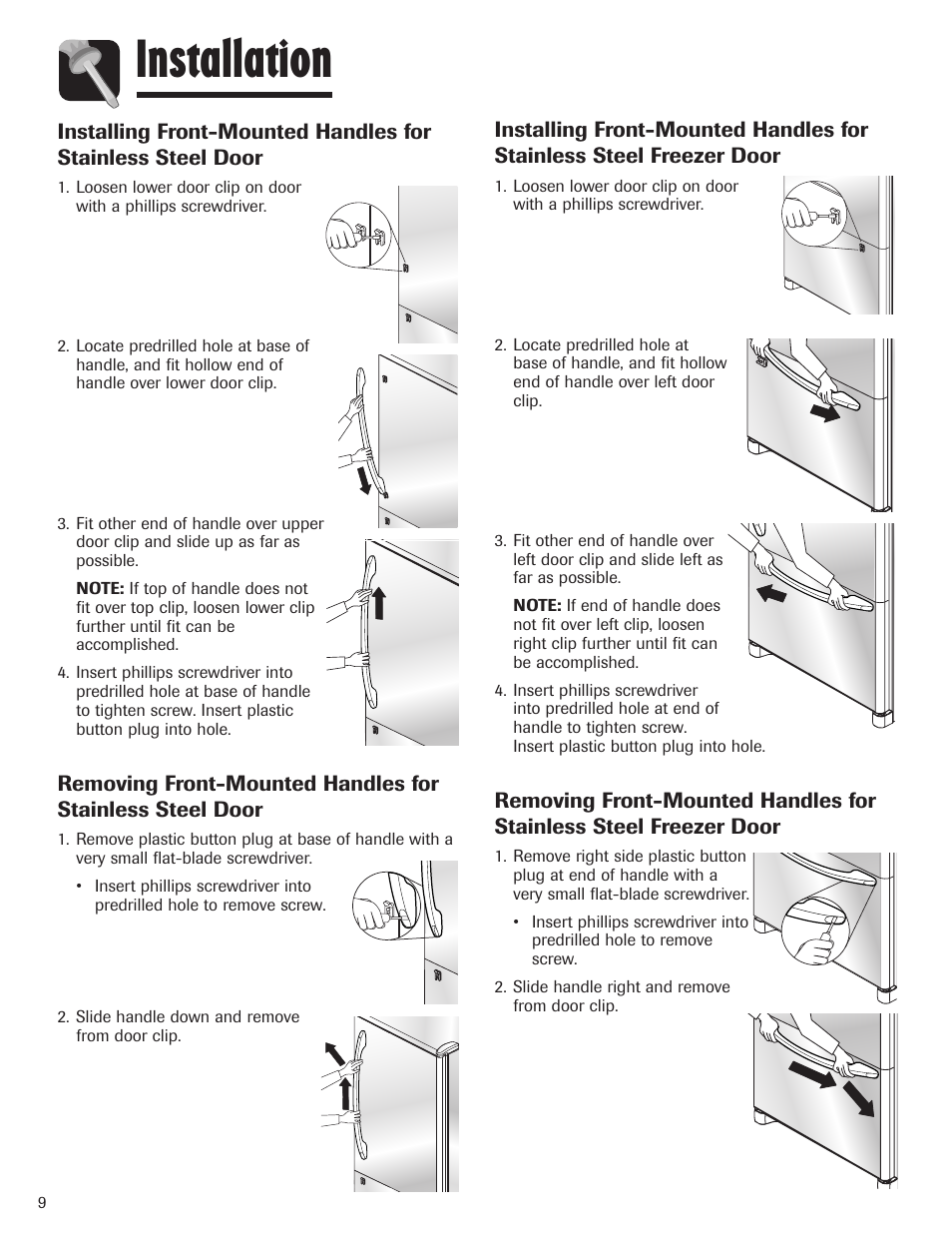 Installation | Maytag MBF1956HEB User Manual | Page 10 / 104