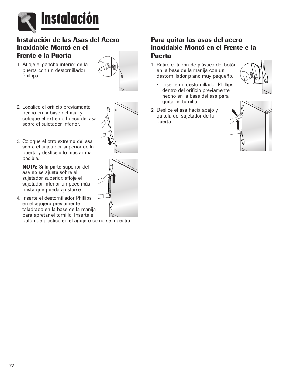 Instalación | Maytag MBF1956HEB User Manual | Page 78 / 104