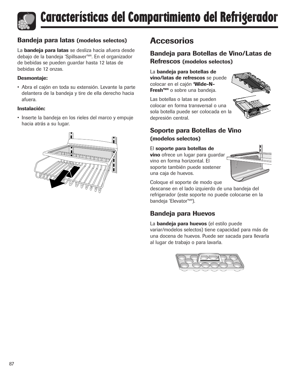 Accesorios | Maytag MBF1956HEB User Manual | Page 88 / 104