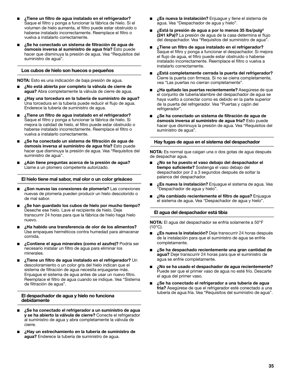 Maytag MFT2771XEB User Manual | Page 35 / 61