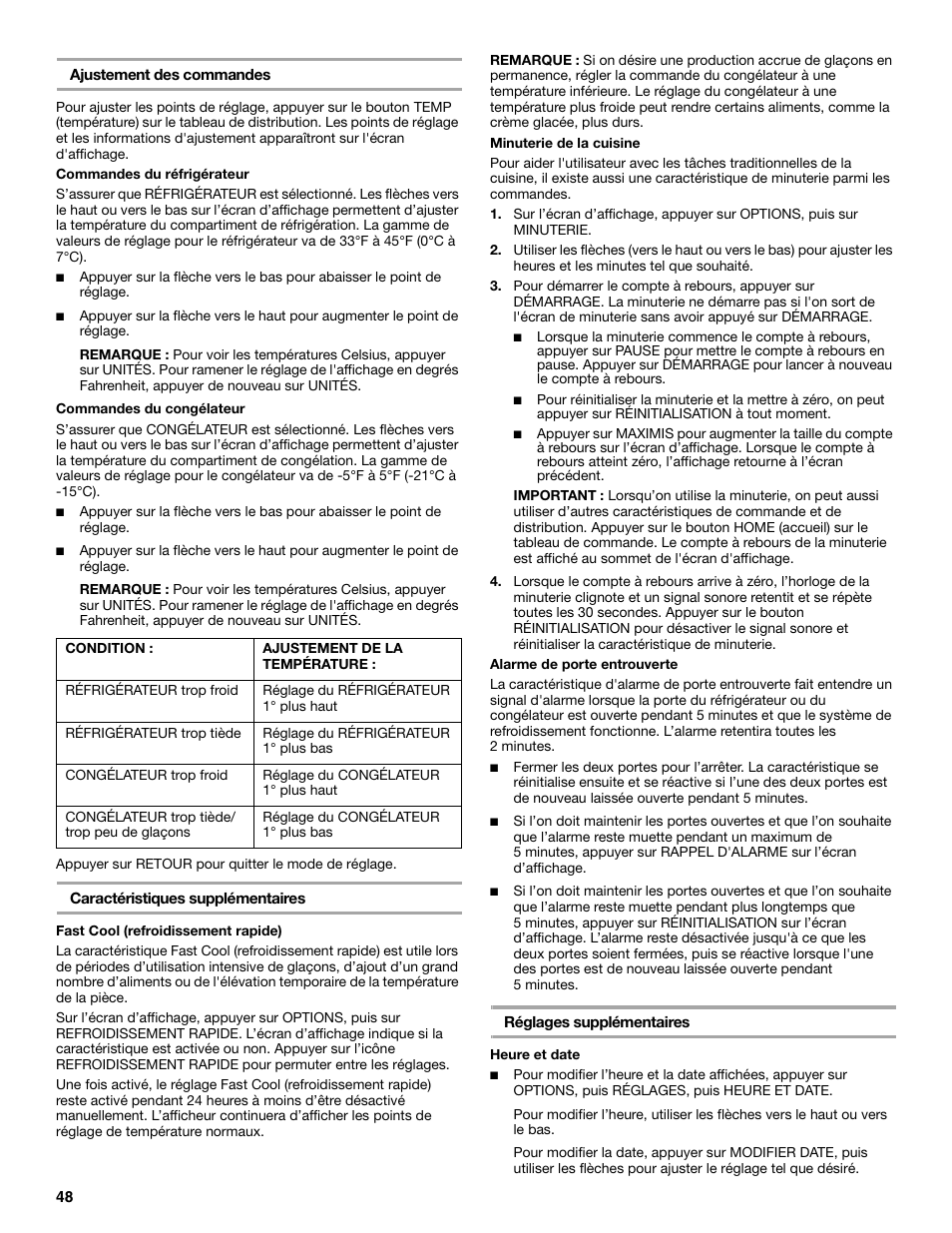 Maytag MFT2771XEB User Manual | Page 48 / 61