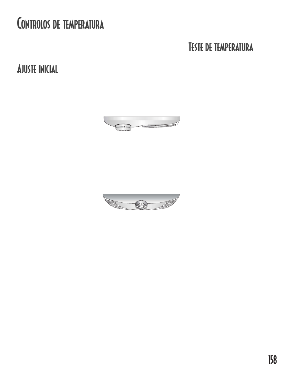 Ajuste inicial, Teste de temperatura, Ontrolos de temperatura | Maytag MB1927PEHB User Manual | Page 159 / 184