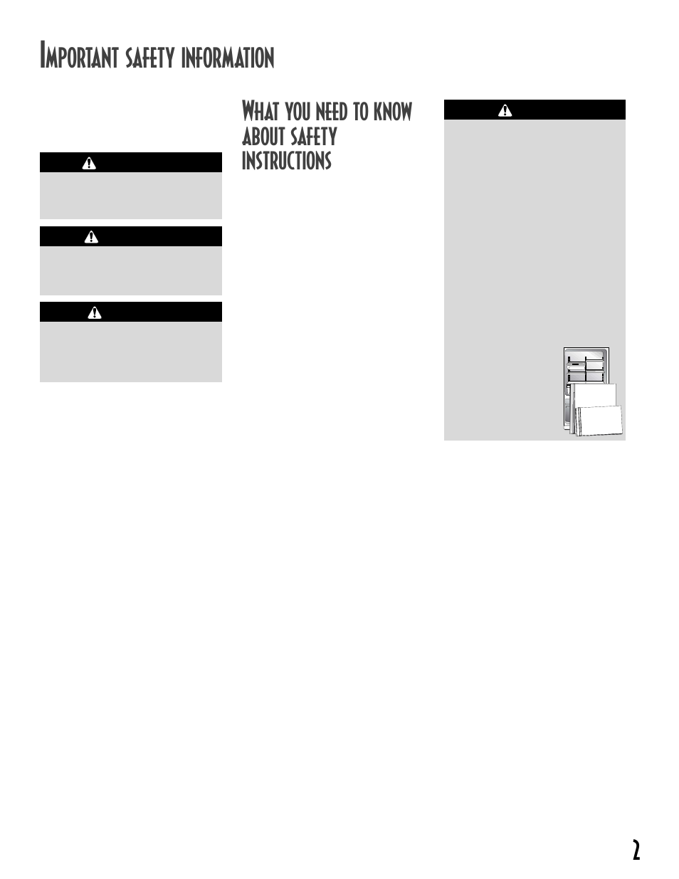 What you need to know about safety instructions, Mportant safety information | Maytag MB1927PEHB User Manual | Page 3 / 184