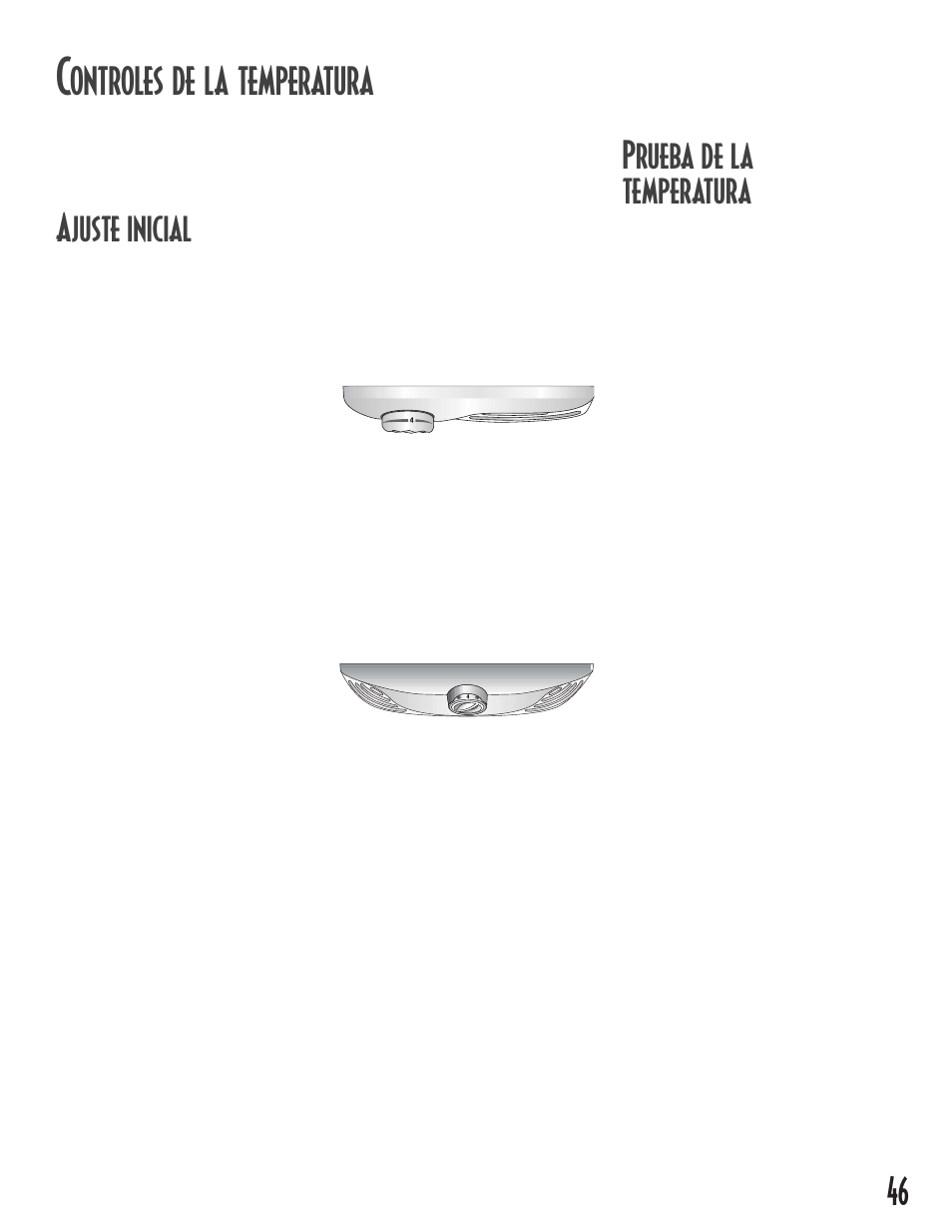 Ajuste inicial, Prueba de la temperatura, Ontroles de la temperatura | Maytag MB1927PEHB User Manual | Page 47 / 184