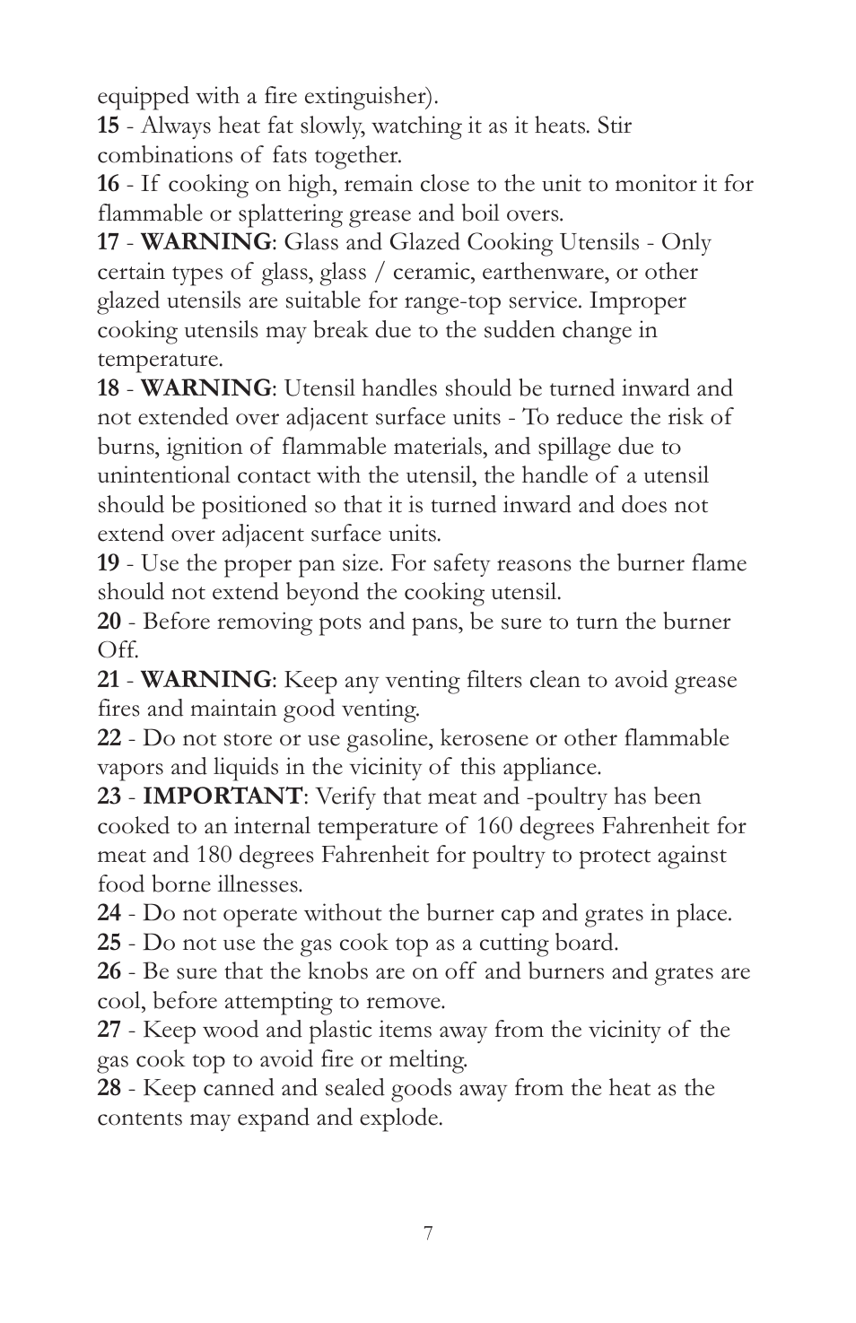 Caldera SSK365NG-C User Manual | Page 8 / 12
