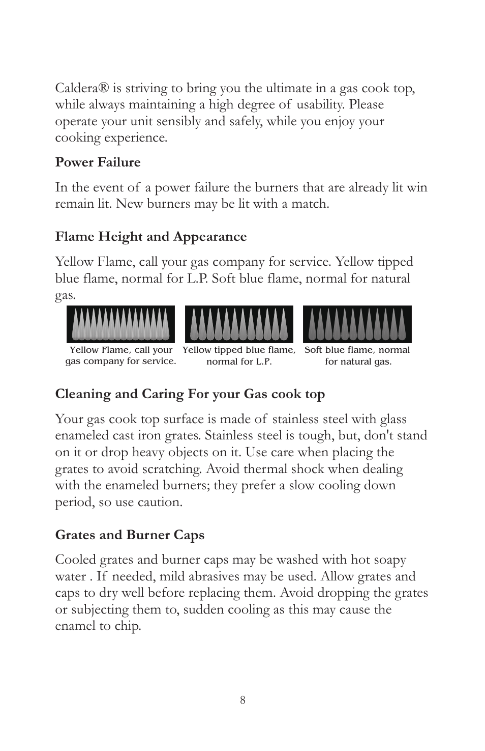 Caldera SSK365NG-C User Manual | Page 9 / 12