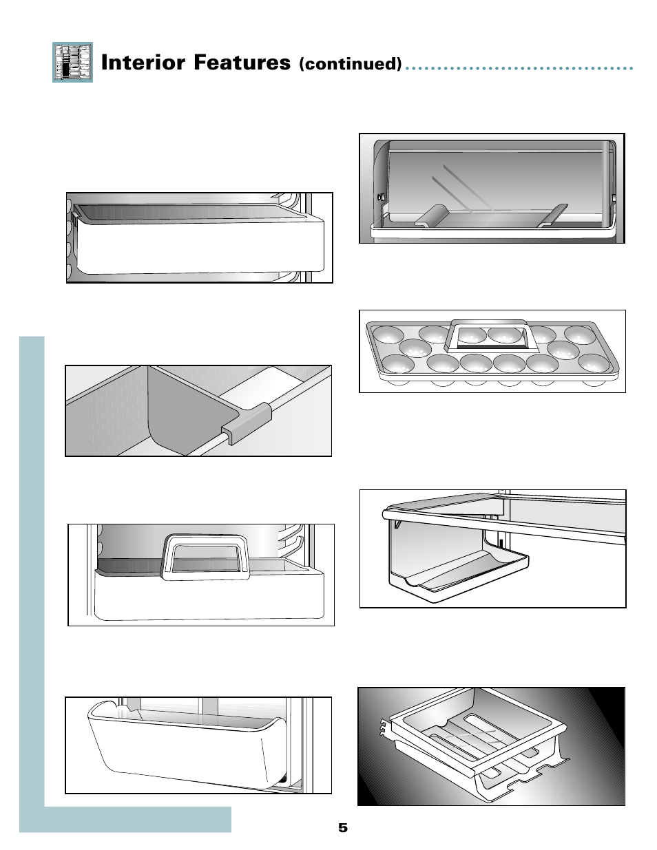 Interior features, Continued) | Maytag MSD2434HEQ User Manual | Page 6 / 60