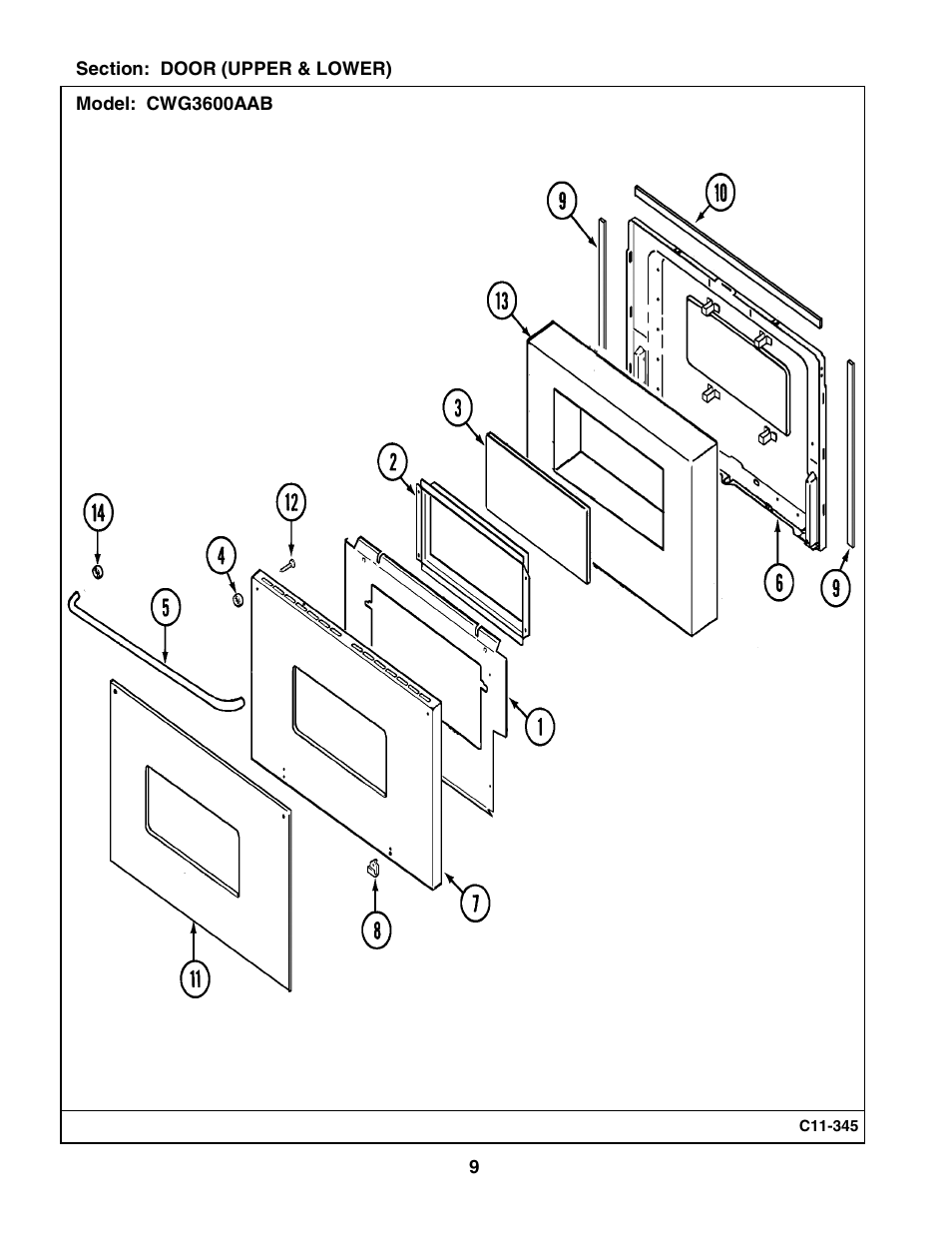 Maytag CWG3600AAB User Manual | Page 10 / 13