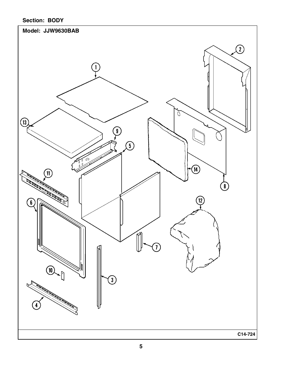 Maytag JJW9630BAB User Manual | Page 6 / 13