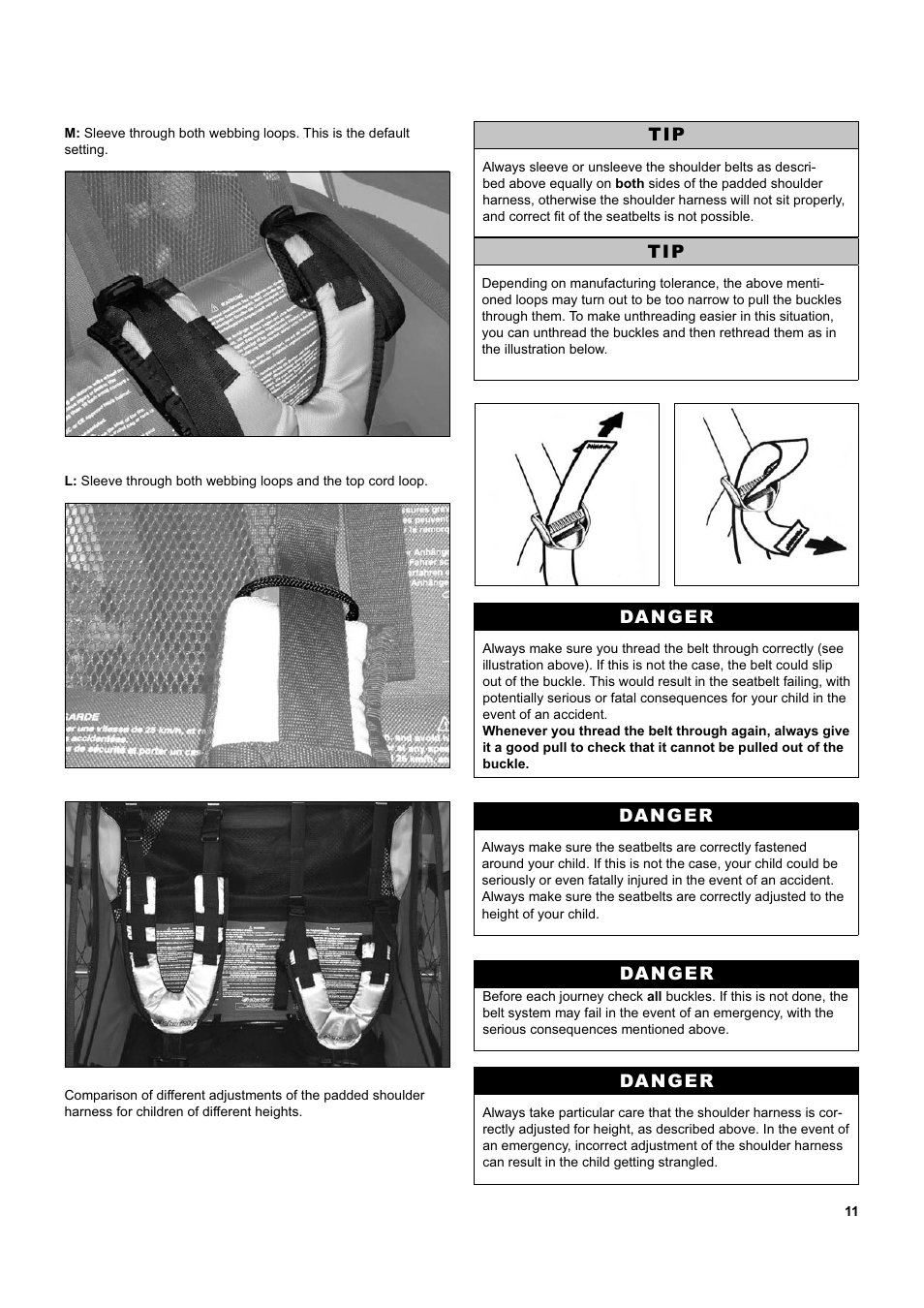Chariot Carriers Captain XL User Manual | Page 11 / 40