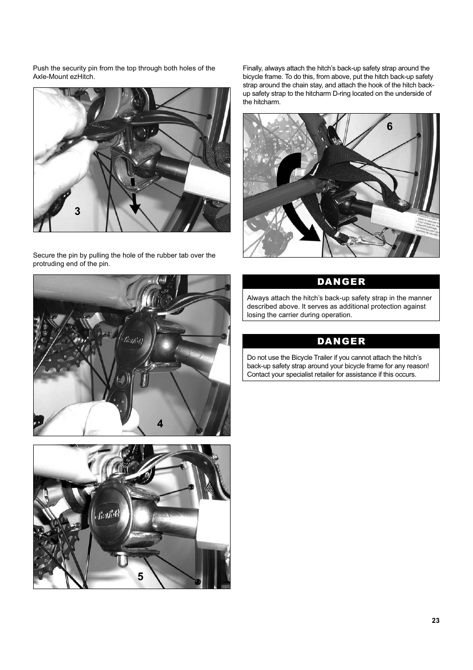 Chariot Carriers Captain XL User Manual | Page 23 / 40