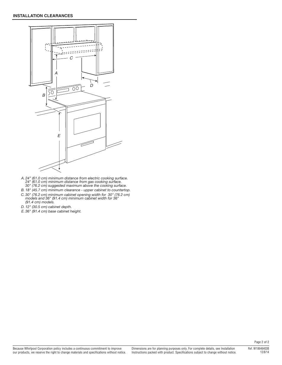 Maytag UXT4136ADS Dimension Guide User Manual | Page 2 / 2