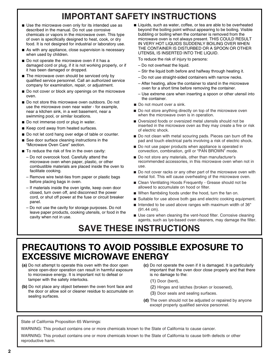 Maytag MMV6190DS User Manual | Page 2 / 8
