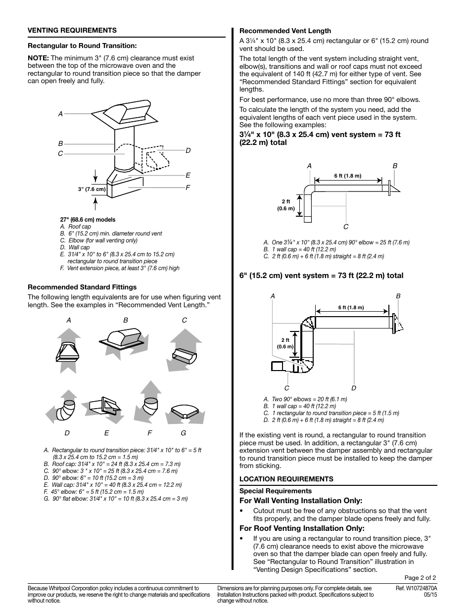 Maytag WMH76719CB Dimension Guide User Manual | Page 2 / 2