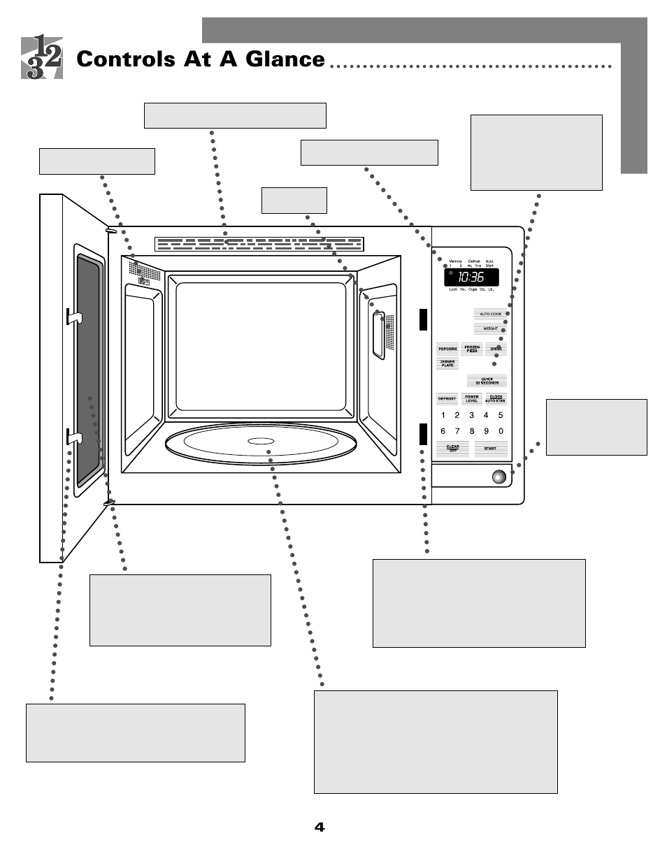 Controls at a glance | Maytag MMC5000BDQ User Manual | Page 5 / 16