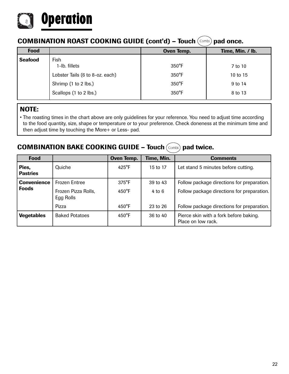 Operation | Maytag MMV6178AAB User Manual | Page 23 / 96