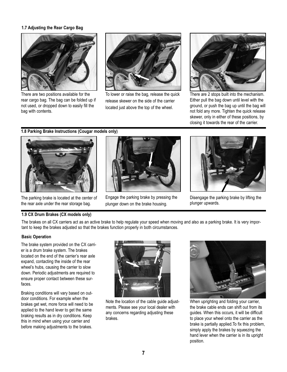 Chariot Carriers Babya Carrier User Manual | Page 8 / 22