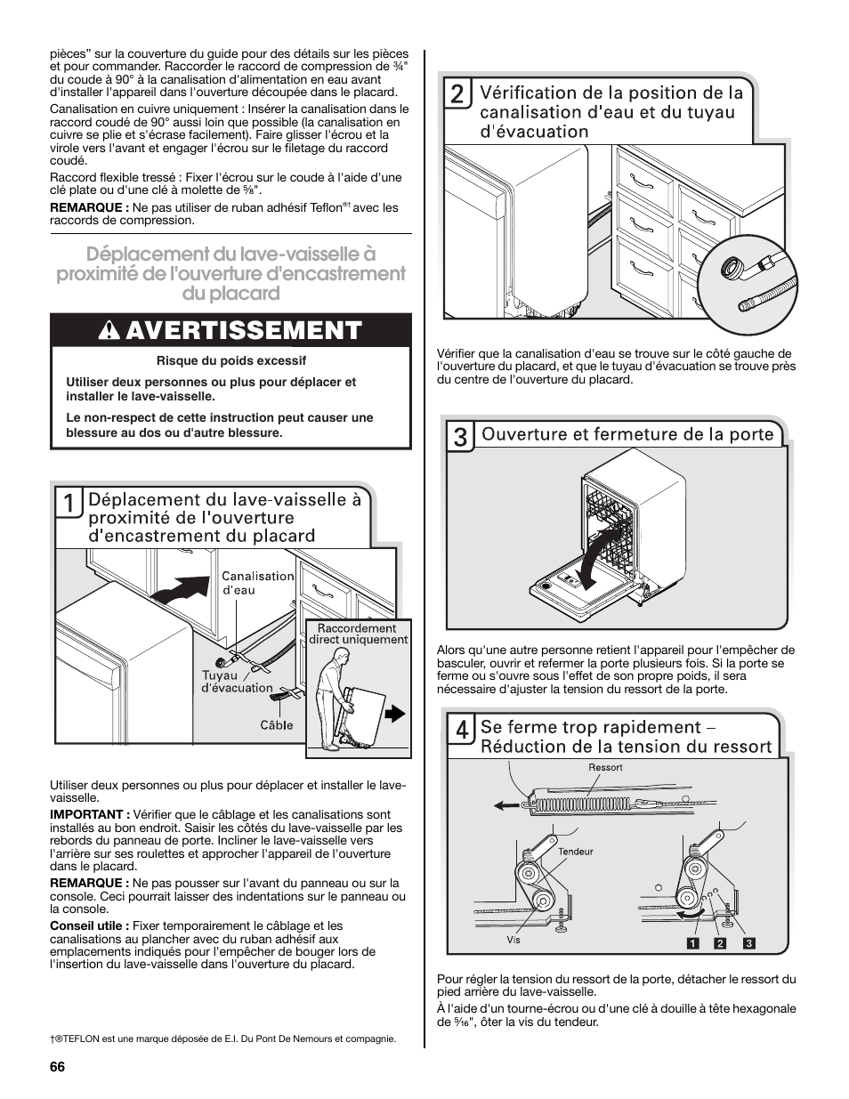 Avertissement | Maytag MDB8979SEZ User Manual | Page 66 / 76