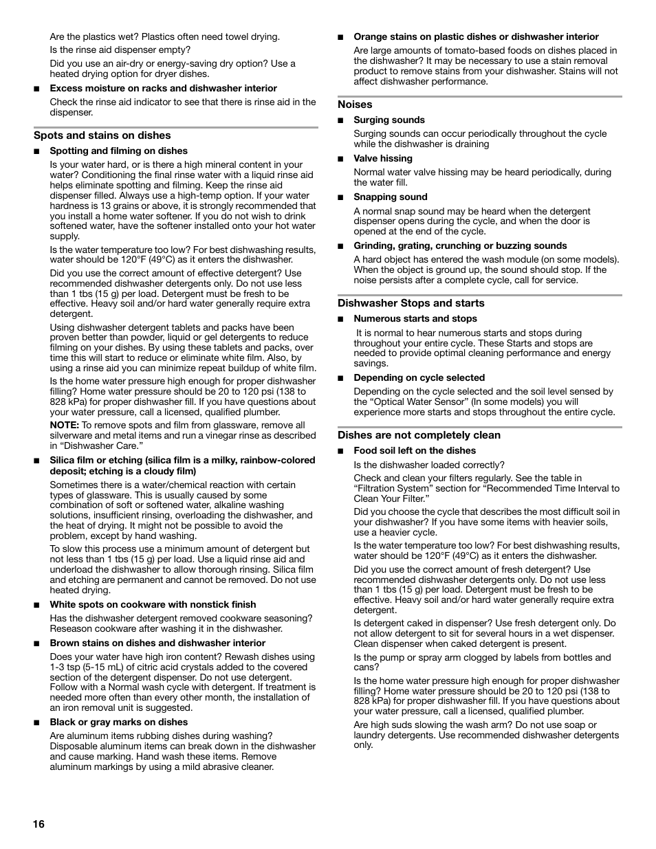 Whirlpool W10596244B User Manual | Page 16 / 56