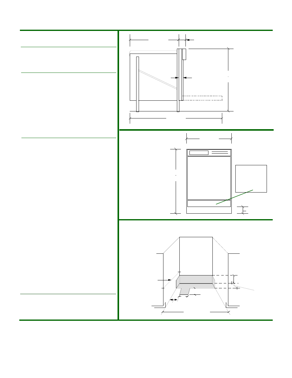 Maytag MDB6650AWW Dimension Guide User Manual | 2 pages